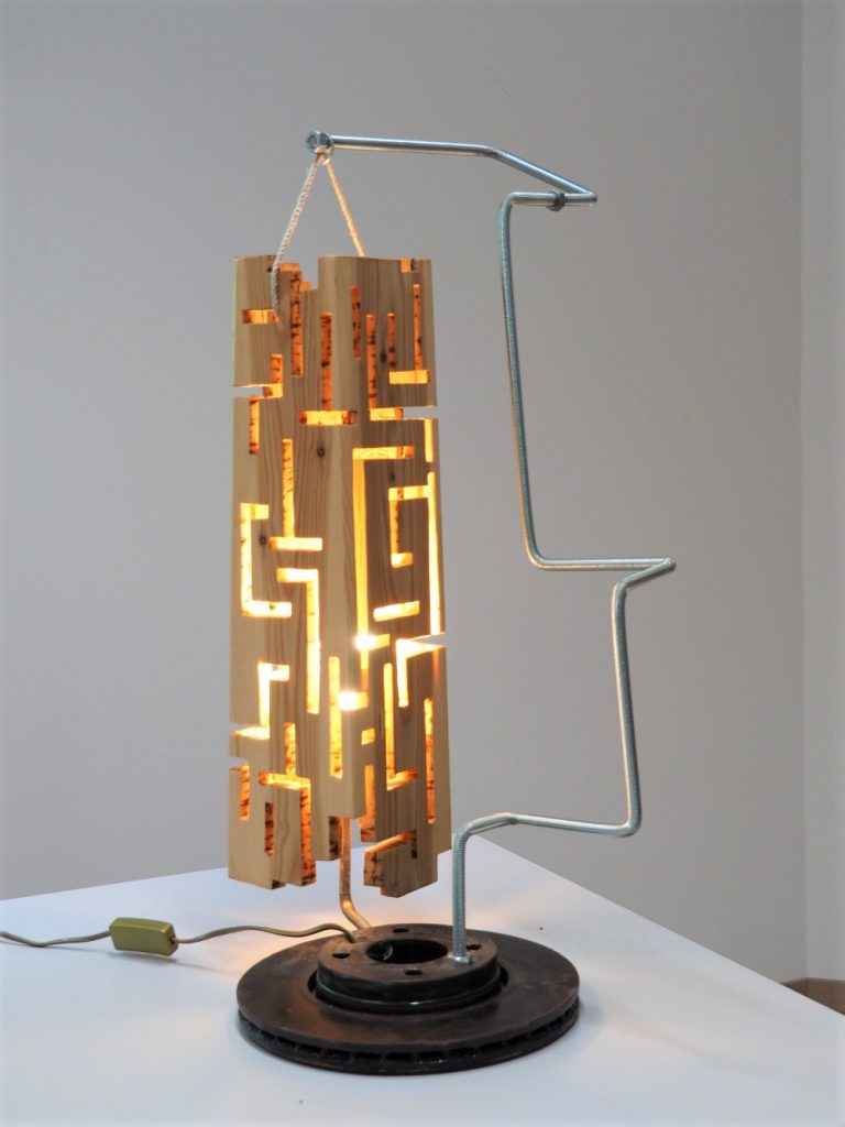 lampada legno carlo abbà