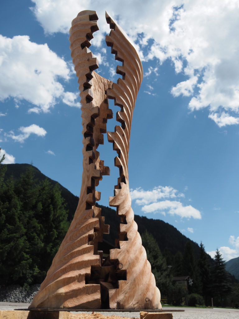spazi nascosti, Trentino Alto Adige, scultura, legno, Carlo Abbà